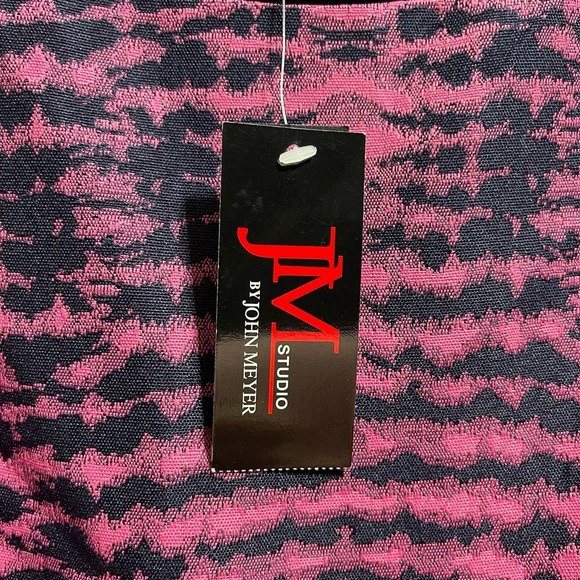 John Meyer Collection All Over Print Sleeveless Sheath Midi Dress Women's Sz 12 - Picture 7 of 10